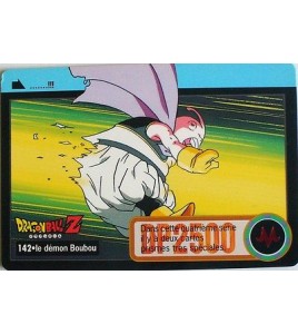 CARTE DRAGON BALL Z CARDDASS BANDAI 1996 - N-¦142 LE DEMON BOUBOU