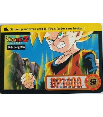 CARTE DRAGON BALL Z CARDDASS BANDAI 1996 - N-¦148 SONGOTEN