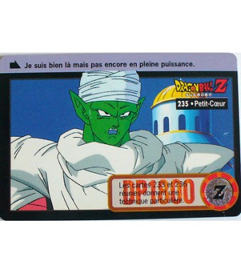 CARTE DRAGON BALL Z CARDDASS BANDAI 1996 - N-¦235 PETIT COEUR