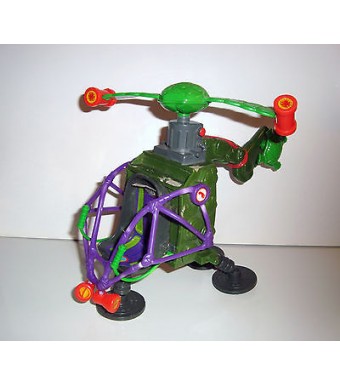 RARE VEHICULE TORTUES NINJA TMNT HELICOPTERE (18x20cm)