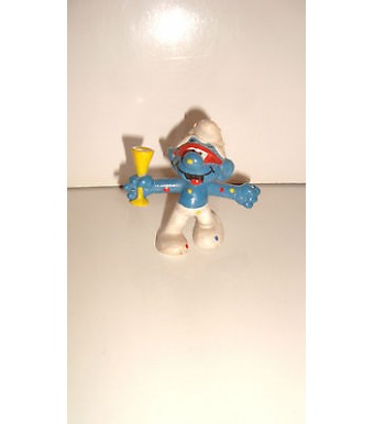 FIGURINE LES SCHTROUMPFS SMURF PITUFO PEYO BULLY GERMANY (5x6cm)