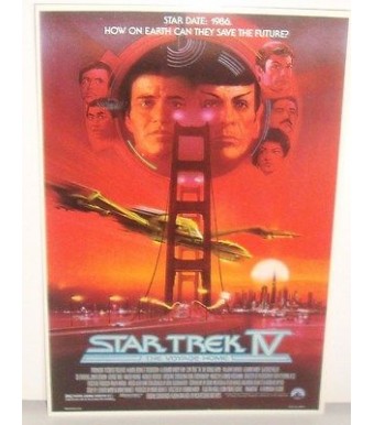 CARTE POSTALE STAR TREK IV  THE VOYAGE HOME 