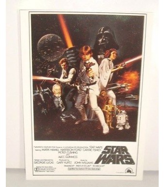 CARTE POSTALE STAR WARS GEORGE LUCAS