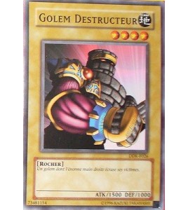 CARTE YU-GI-OH!  GOLEM DESTRUCTEUR DDK-F026