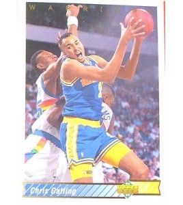 CARTE  NBA BASKET BALL 1993  PLAYER CARDS CHRIS GATLING (156)