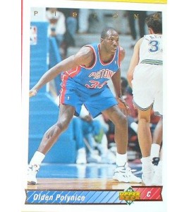 CARTE  NBA BASKET BALL 1993  PLAYER CARDS OLDEN POLYNICE (152)