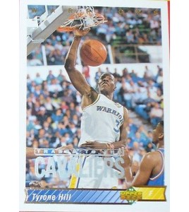 CARTE  NBA BASKET BALL 1993  PLAYER CARDS TYRONE HILL (158)