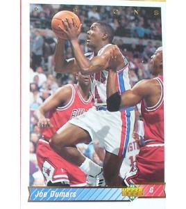 CARTE  NBA BASKET BALL 1993  PLAYER CARDS JOE DUMARS (148)