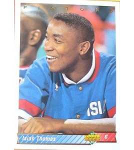CARTE  NBA BASKET BALL 1993  PLAYER CARDS ISIAH THOMAS (154)