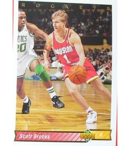 CARTE  NBA BASKET BALL 1993  PLAYER CARDS SCOTT BROOKS (163)