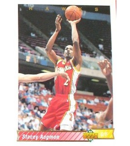 CARTE  NBA BASKET BALL 1993  PLAYER CARDS STACEY AUGMON (91)