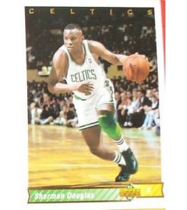 CARTE  NBA BASKET BALL 1993  PLAYER CARDS SHERMAN DOUGLAS (101)