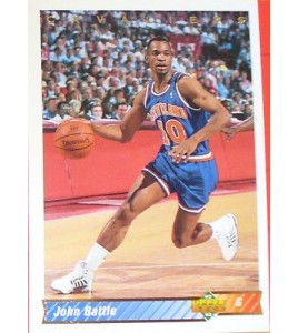 CARTE  NBA BASKET BALL 1993  PLAYER CARDS JOHN BATTLE (123)