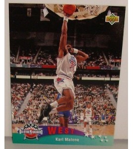 CARTE DE COLLECTION NBA BASKET BALL 1993  WEST ALL STARS KARL MALONE (14)