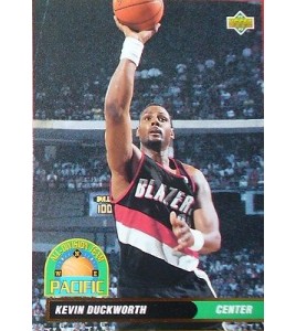 CARTE DE COLLECTION NBA BASKET BALL 1993  ALL DIVISION TEAM KEVIN DUCKWORTH (50)