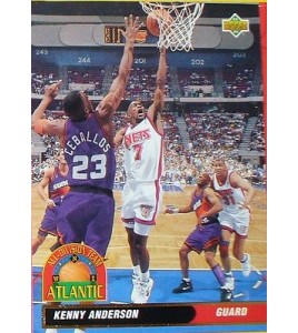 CARTE DE COLLECTION NBA BASKET BALL 1993  ALL DIVISION TEAM KENNY ANDERSON (39)