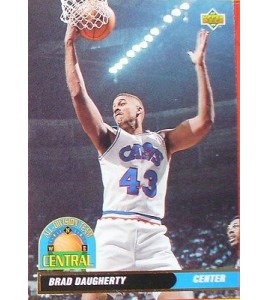 CARTE DE COLLECTION NBA BASKET BALL 1993  ALL DIVISION TEAM BRAD DAUGHERTY (40)