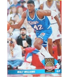 CARTE DE COLLECTION NBA BASKET BALL 1993  ROOKIES STANDOUTS WALT WILLIAMS (72)