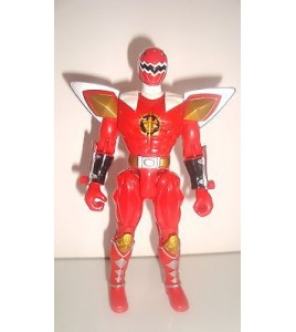 FIGURINE SENTEI POWER RANGER ROUGE BANDAI 2003 (14x8cm)