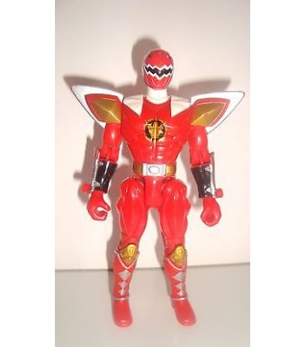 FIGURINE SENTEI POWER RANGER ROUGE BANDAI 2003 (14x8cm)