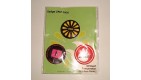 LOT DE 3 BADGES SOUND ADDICT - PLAY - SOUND