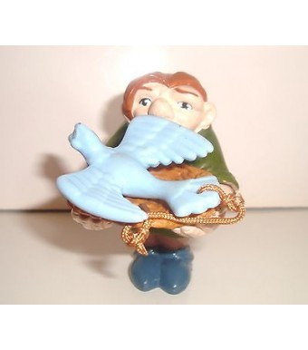 FIGURINE WALT DISNEY LE BOSSU DE NOTRE DAME AVEC COLOMBES (8x5cm)