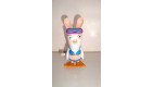 FIGURINE WIND UP LAPINS CRETINS  BAIGNEUR BLEU UBISOFT 2012 (9x4cm)