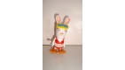 FIGURINE WIND UP LAPINS CRETINS  BAIGNEUR ROUGE UBISOFT 2012  (9x4cm)
