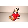 FIGURINE WIND UP WALT DISNEY MICKEY MOUSE AUTOMOBILE (4x3cm)
