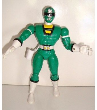GRANDE FIGURINE SENTEI POWER RANGERS FORCE VERTE FIVEMAN BANDAI  97 ARTICULE 