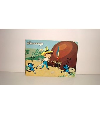 ANCIENNE CARTE POSTALE LES AVENTURES DE JOE ORTF JEAN IMAGE N°9