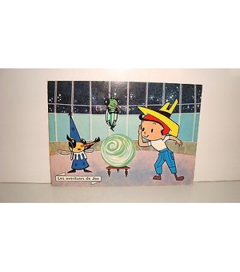 ANCIENNE CARTE POSTALE LES AVENTURES DE JOE ORTF JEAN IMAGE N°5