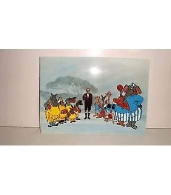 ANCIENNE CARTE POSTALE LE MONDE MERVEILLEUX DE WALT DISNEY - L'APPRENTIE SORCIER