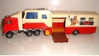 ANCIEN VEHICULE MAJORETTE REMORQUE TRUCK RODEO ECH 1/60 (25x4,5cm)