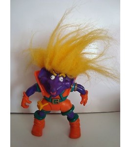 GRANDE FIGURINE TROLL CHEVEUX ORANGE ARTICULE TYCO 1992 (16x9cm)