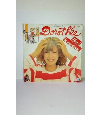 45 tours DISQUE VINYLE ¤ DOROTHEEHOU LA MENTEUSE ¤ DESSIN CABU (charlie-hebdo)