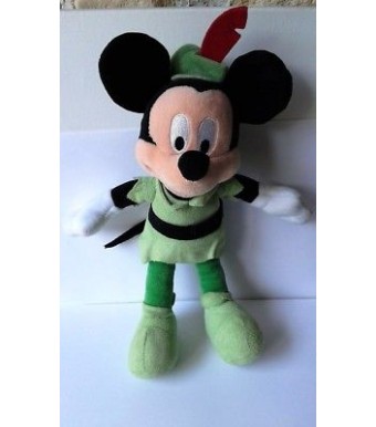 rare peluche plush disneyland paris - mickey et le haricot magique 29cm 