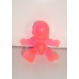 FIGURINE VINTAGE 80'S LES BABIES COLOR TRANSLUCIDE ROSE N°155 (4,5x4,5cm)