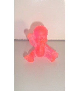 FIGURINE VINTAGE 80'S LES BABIES COLOR TRANSLUCIDE ROSE N°153 (4x4cm)