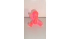 FIGURINE VINTAGE 80'S LES BABIES COLOR TRANSLUCIDE ROSE N°153 (4x4cm)