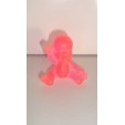 FIGURINE VINTAGE 80'S LES BABIES COLOR TRANSLUCIDE ROSE N°153 (4x4cm)