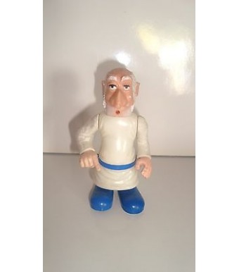 ANCIENNE FIGURINE ASTERIX & OBELIX LE DRUIDE PANORAMIX ALBERT RENE 1980 (8x4,5cm