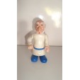 ANCIENNE FIGURINE ASTERIX & OBELIX LE DRUIDE PANORAMIX ALBERT RENE 1980 (8x4,5cm