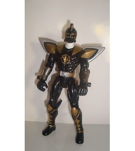 FIGURINE ARTICULE POWER RANGERS FIVEMAN MASKMAN BANDAI 2003 FORCE NOIR (15x8cm)