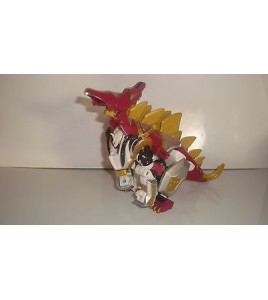 FIGURINE ARTICULE POWER RANGERS FIVEMAN MASKMAN BANDAI 2003 FORCE BLANCHE (19cm)