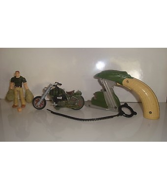 ENSEMBLE MOTO  DE L HOMME DE SABLE SANDMAN ENNEMI DE SPIDERMAN MARVEL COMICS  