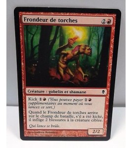 carte magic the gathering mtg - frondeur de torches - zendikar