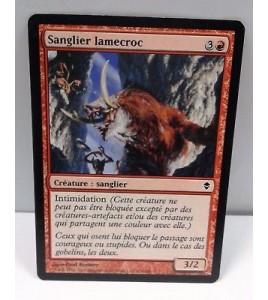 carte magic the gathering mtg - sanglier lamecroc - magic 2013 