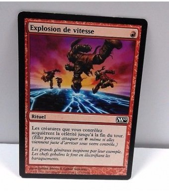 MTG -  Explosion de Vitesse NM French M10 - MTG Magic