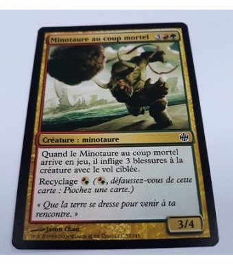 Minotaure au coup mortel La Renaissance d'Alara n°52 (Français) MTG Magic NM